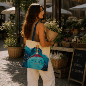 Bolsa algodón grande-El Principito capa