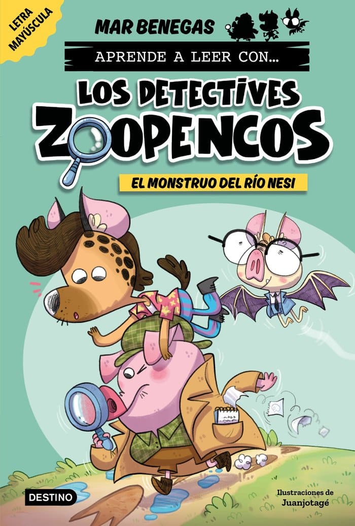 1.Aprende a leer con... Los detectives Zoopencos-El monstruo del río Nesi