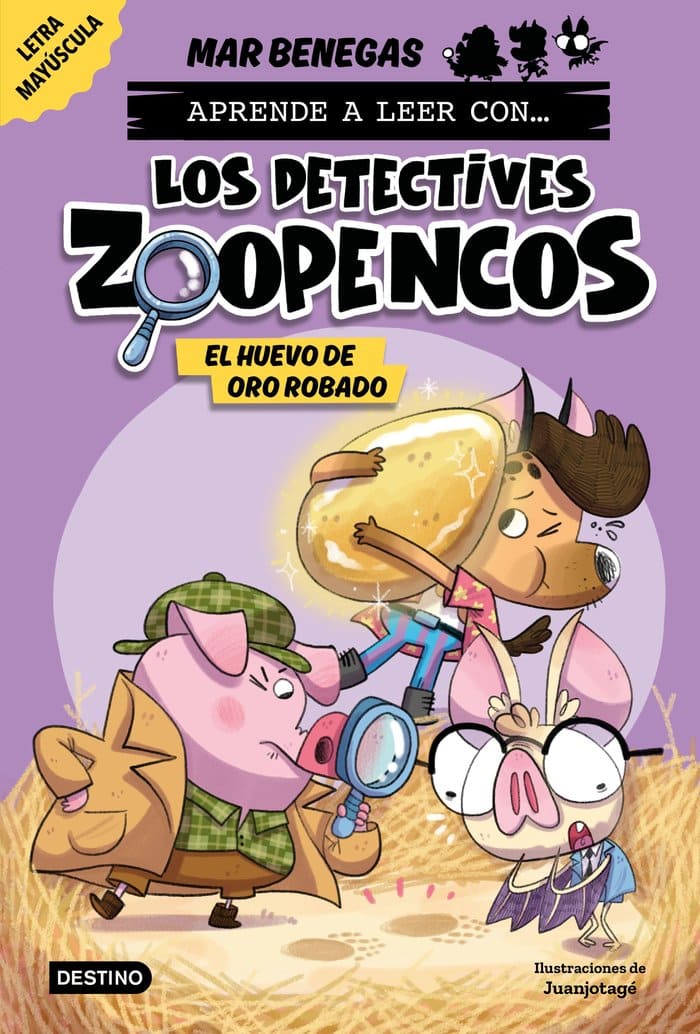 2.Aprende a leer con... Los detectives Zoopencos-El huevo de oro robado