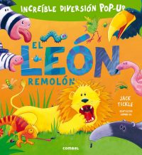 El león remolón. Pop up