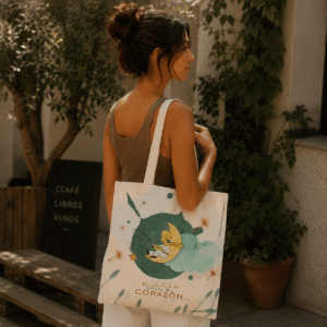 Bolsa algodón grande-El Principito estrella