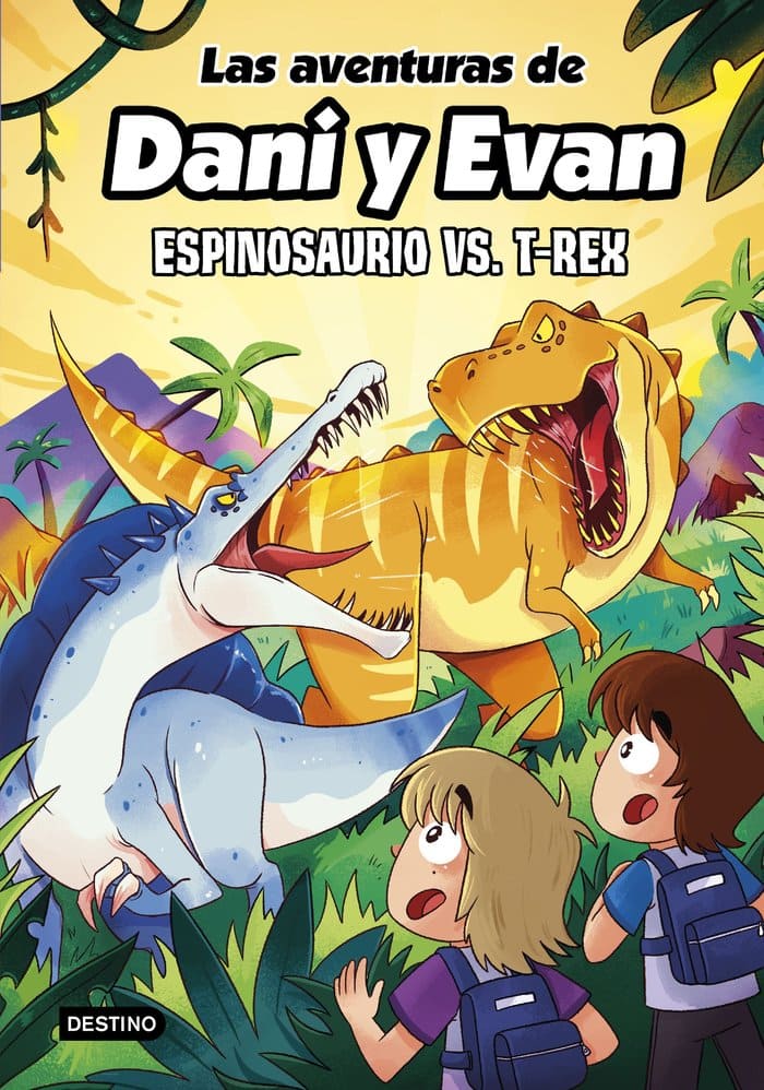 10.La aventuras de Dani y Evan-Espinosaurio VS T-Rex