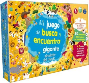 Alrededor del mundo. Mi juego de busca y encuentra gigante